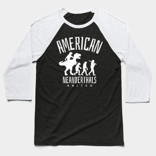 Vintage American Neanderthals United Baseball T-Shirt